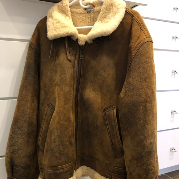 Brown Sheepskin Coat - Picture 3 of 4